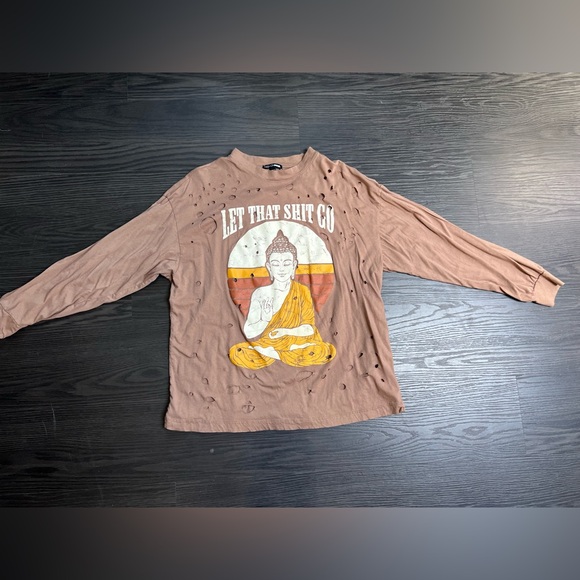 Ripped Buddha shirt - Picture 1 of 4